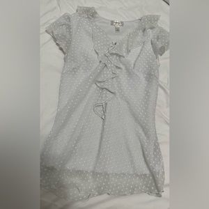 Dress barn white blouse for women